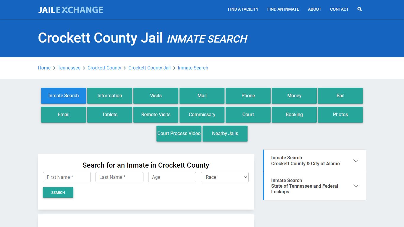 Crockett County Jail, TN Inmate Search: Roster & Mugshots